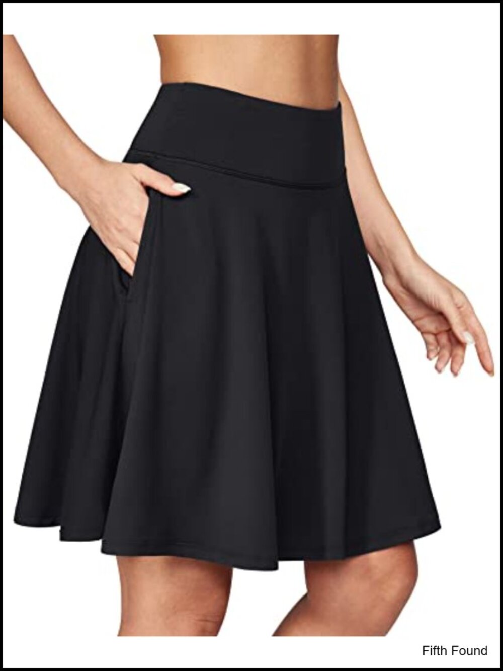 20'' Knee Length Skorts with Pockets and Built-in Shorts